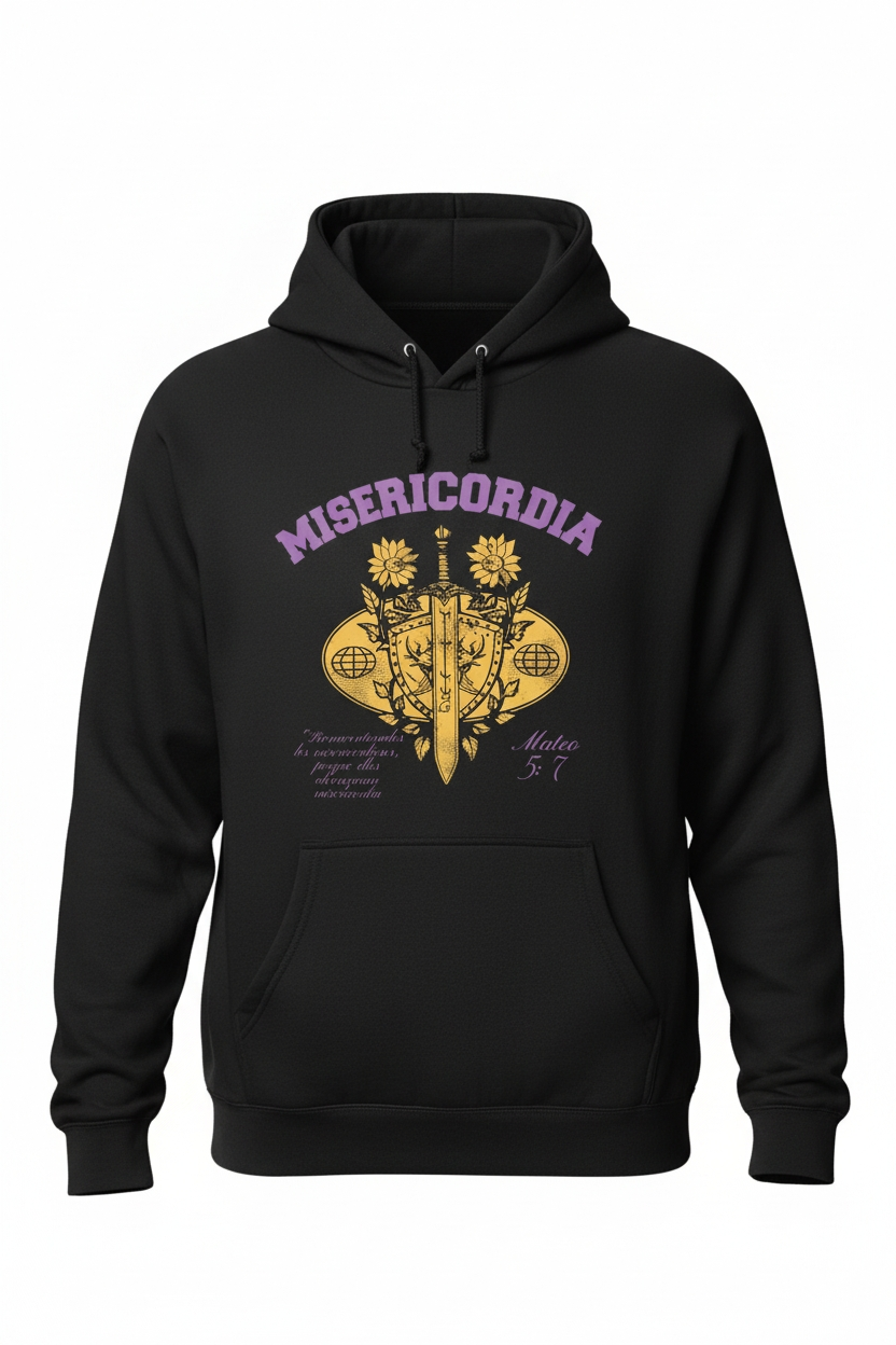 Misericordia Faith Hoodie – Premium Christian Streetwear